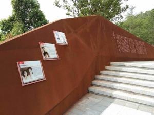 台儿庄耐候钢挡土墙
